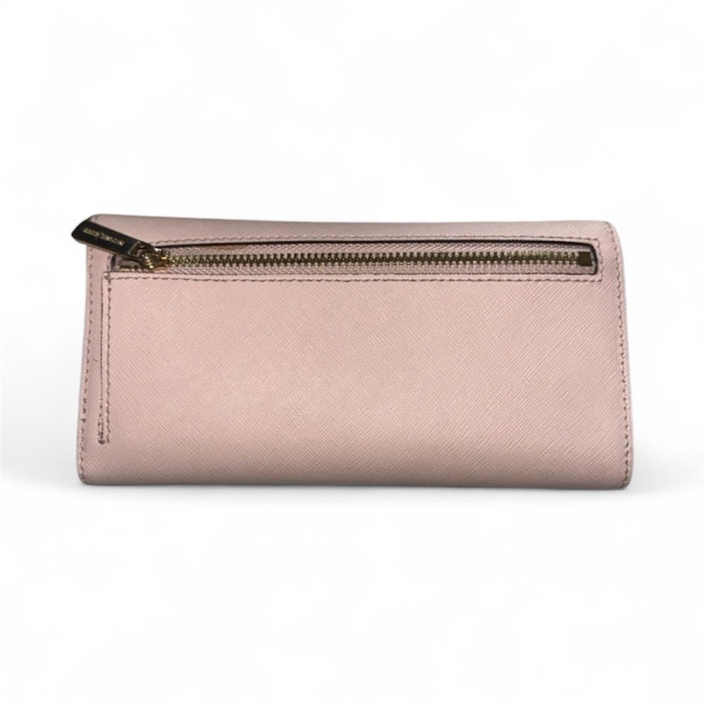 MICHAEL KORS 
Jet Set Travel Crossgrain Leather Tri-Fold Wallet - Picture 4 of 4